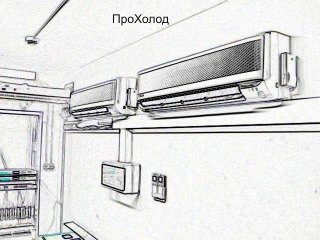 מיזוג אוויר של חדר שרתים קטן עם מערכות מפוצלות